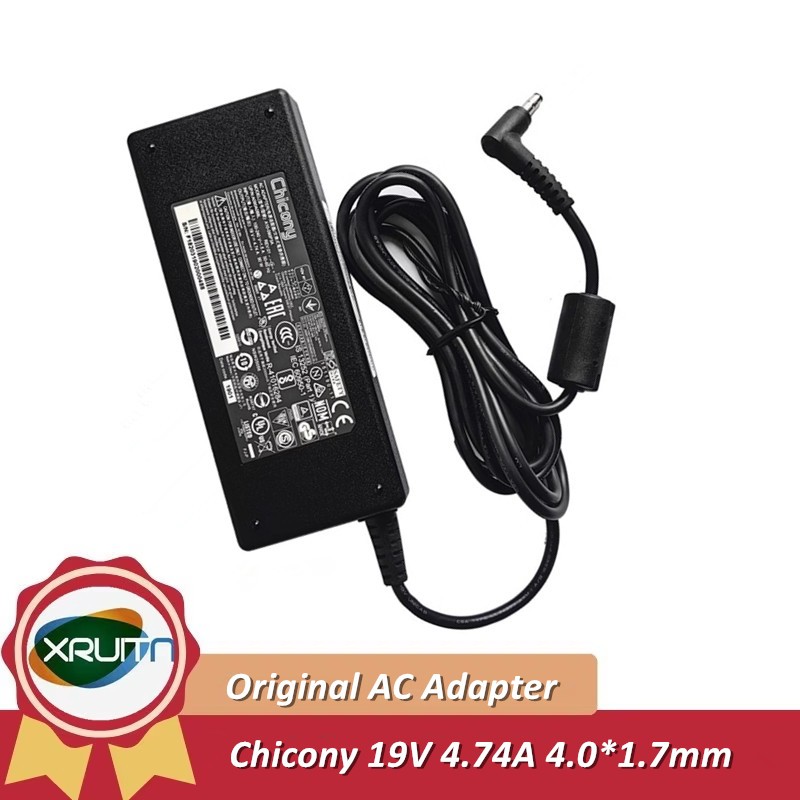 Original Chicony A10-090P3A อะแดปเตอร์ AC 19V 4.74A 90W สําหรับ HASEE K610D-i7 D1D2A29D3 แล็ปท็อปแหล