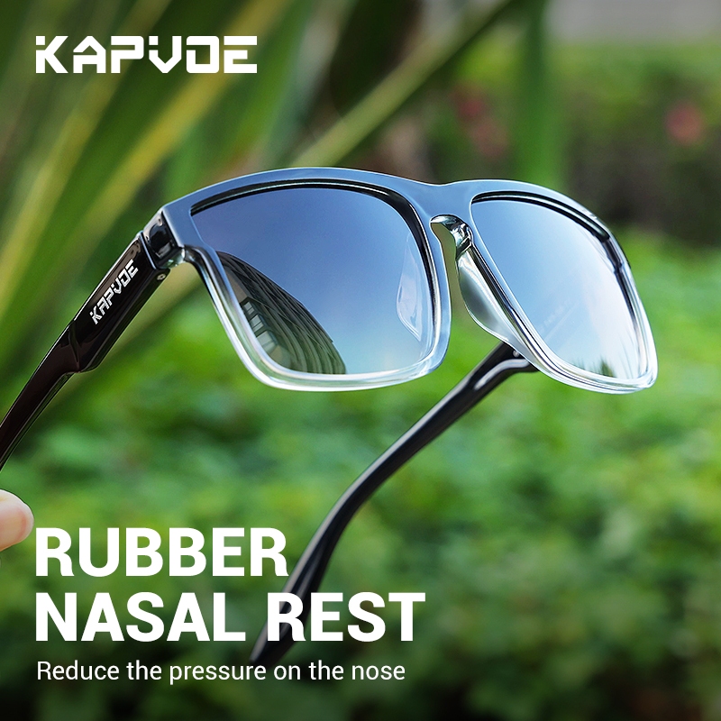 Kapvoe แว่นตากันแดดขี่จักรยานโพลาไรซ์ UV400 แว่นตาตกปลา Man กลางแจ้ง MTB จักรยานขี่จักรยานแว่นตา