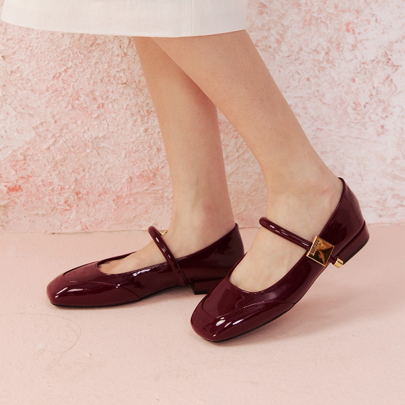 BASTO Women's Mary Jane Flat Shoes รองเท้าแมรี่เจน นิ้วเท้าเหลี่ยม ส้นเตี้ย M3173 M1111 M1335 M1303