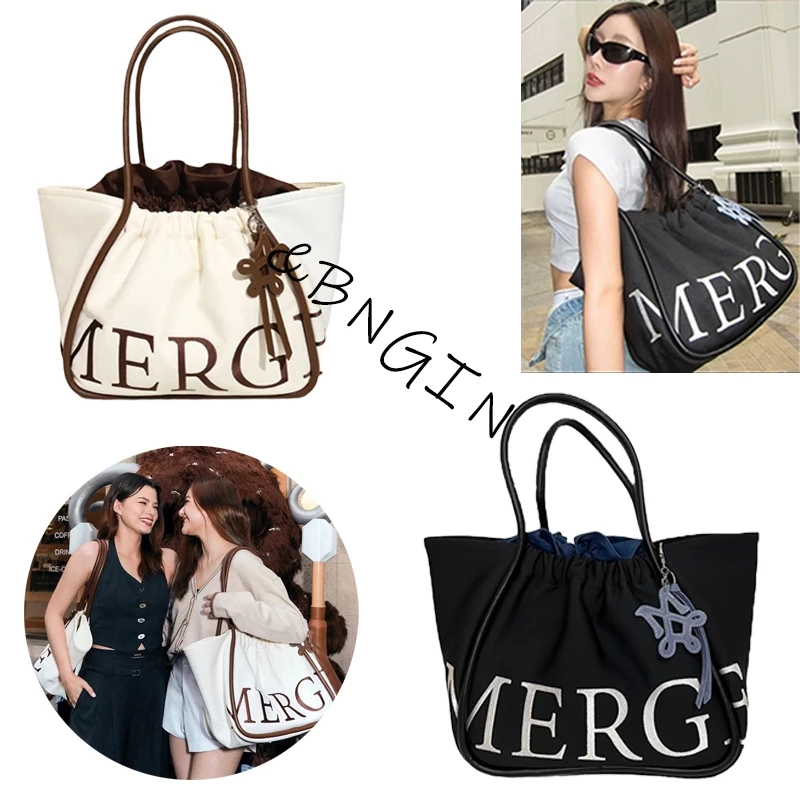 C&k Womens Shoulder Tote Bag Fashion Letter Design Large Capacity Daily Matching