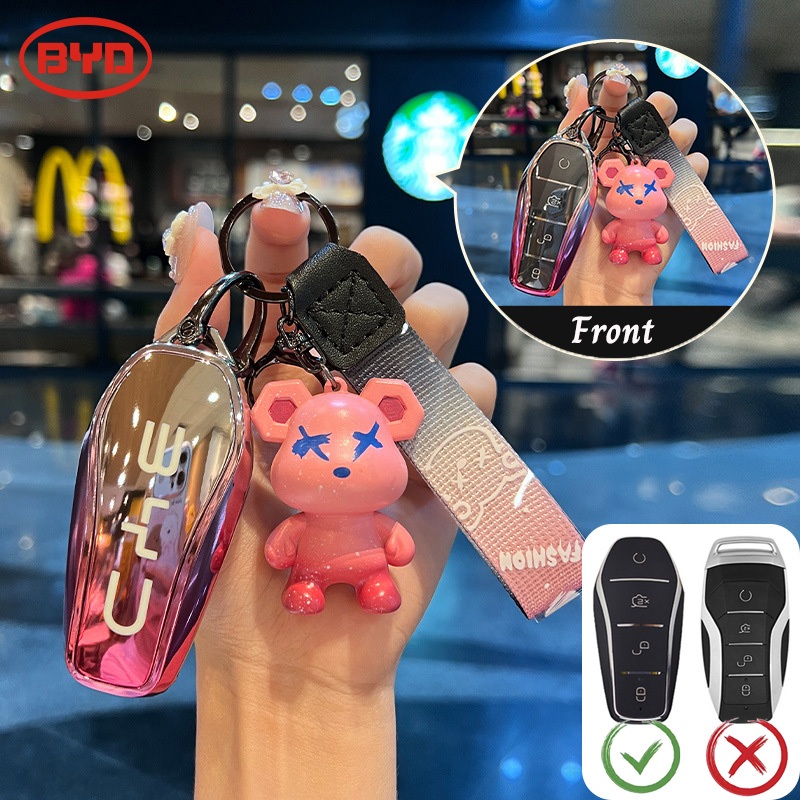 เคสกุญแจ BYD เคสกุญแจ BYD Sealion 7 เคสกุญแจ byd dolphin เคสกุญแจ byd sealion 6 เคสกุญแจเหมาะสำหรับ 