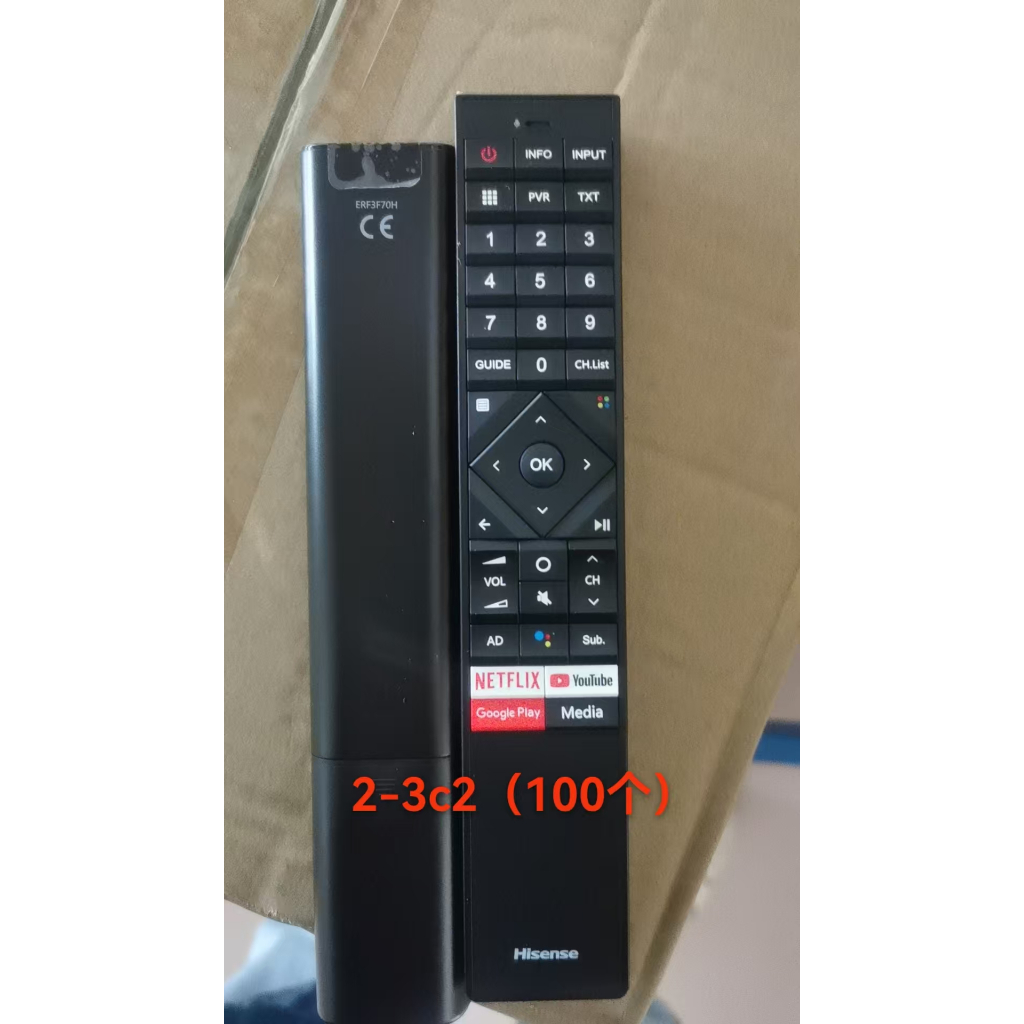 ERF3A72 EN3A70Z รีโมทคอนโทรลสําหรับ Hisense QLED 4K TV 50U7QF 55U7QF 65U7QF HE55A6900FUWTS HE50A6900