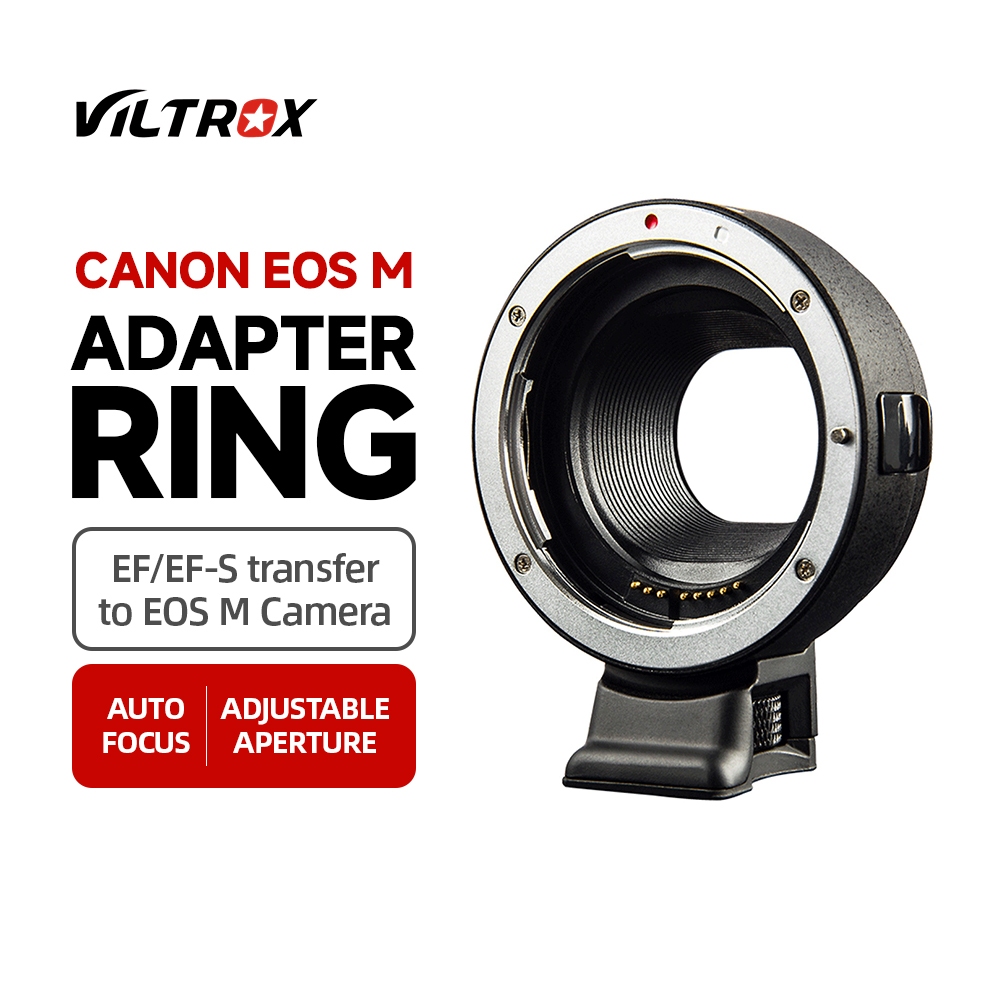 Viltrox EF-EOS M เลนส์อะแดปเตอร์อิเล็กทรอนิกส์ Auto Focus เลนส์อะแดปเตอร์สําหรับ Canon EF-S เลนส์ Ca