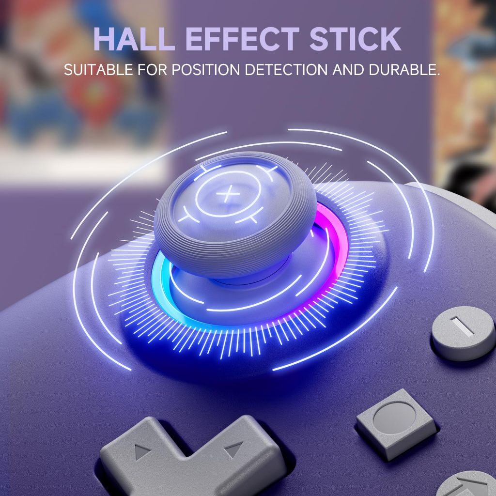 [BEST SELLER] NYXI Wireless Pro Controller สําหรับ Nintendo Switch/Switch Lite/OLED คอนโทรลเลอร์สําหรับเล่นเกมพร้อมจอยสติ๊ก Hall Effect ฟังก์ชั่น Wake-Up, มาโครที่ตั้งโปรแกรมได้ Gyro & Turbo GamePad COD