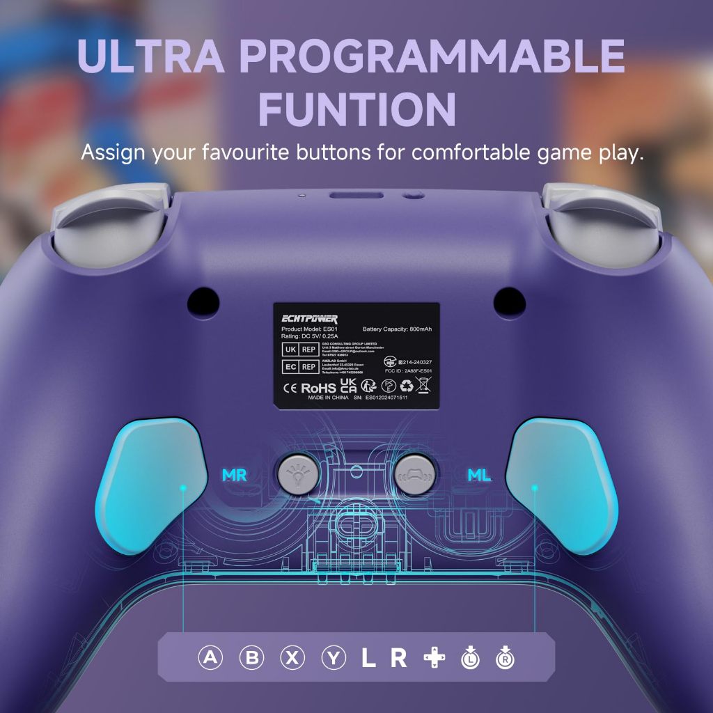 [BEST SELLER] NYXI Wireless Pro Controller สําหรับ Nintendo Switch/Switch Lite/OLED คอนโทรลเลอร์สําหรับเล่นเกมพร้อมจอยสติ๊ก Hall Effect ฟังก์ชั่น Wake-Up, มาโครที่ตั้งโปรแกรมได้ Gyro & Turbo GamePad COD