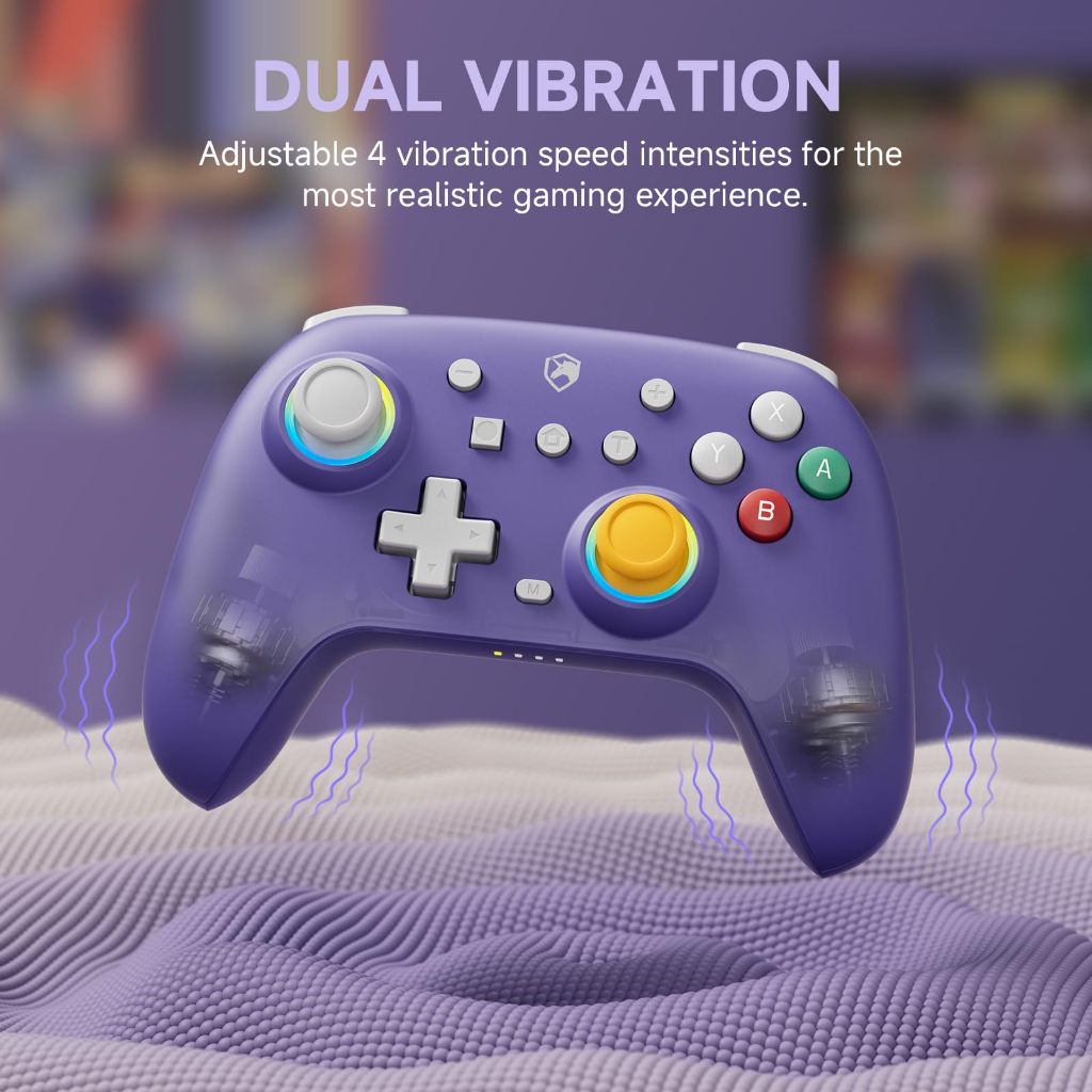[BEST SELLER] NYXI Wireless Pro Controller สําหรับ Nintendo Switch/Switch Lite/OLED คอนโทรลเลอร์สําหรับเล่นเกมพร้อมจอยสติ๊ก Hall Effect ฟังก์ชั่น Wake-Up, มาโครที่ตั้งโปรแกรมได้ Gyro & Turbo GamePad COD