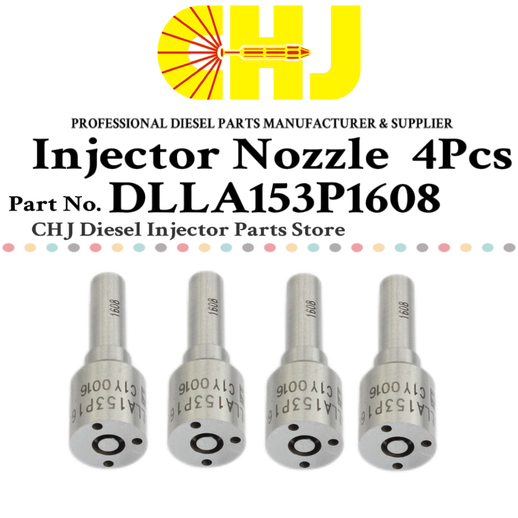 เคล็ดลับหัวฉีดหัวฉีดน้ํามันเชื้อเพลิงดีเซล 4x 0433171982 DLLA153P1608 สําหรับ Hyundai H-1 Starex Kia