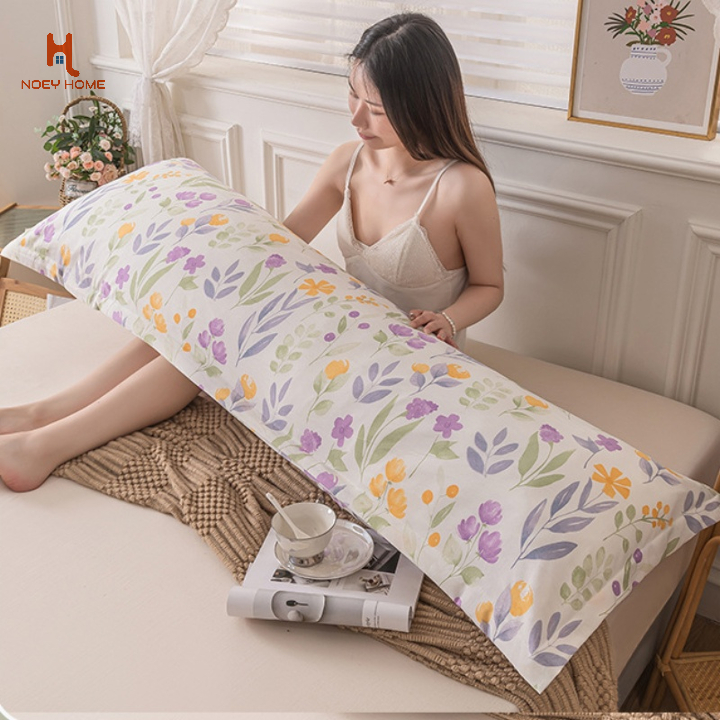 ปลอกหมอนยาว สไตล์ อภิบาล ผ้าฝ้ายญี่ปุ่น 100% ผ้าฝ้ายนุ่มมากคุณภาพ 3.5 ฟุต 5 ฟุต 6 ฟุต