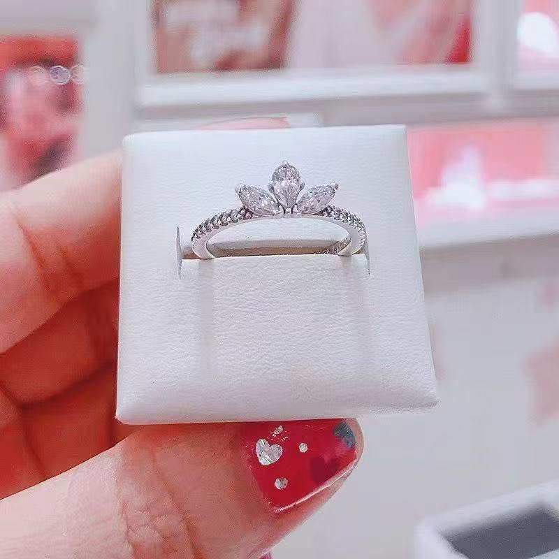 2025 NEW PAN-DORA DIAMOND RINGS-WEDDING RINGS-ไม่มีกล่อง