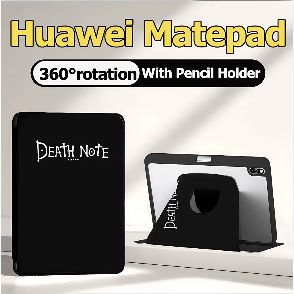 เคส Huawei MatePad SE11/SE 10.4 เคส หัวเว่ย matepad 11 Pad10.4 Death Note Case Huawei Matepad pro11 เคส Huawei 11.5 /11.5”S pro10 8 เคส​หัวเหว่ย​ฝาพับ​ อะคริลิคแข็ง