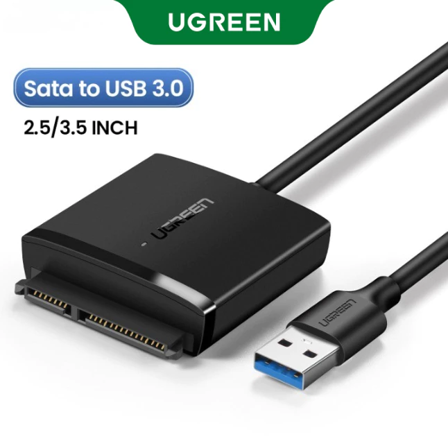 Ugreen สายแปลง จาก USB 3.0 2.0 เป็น Hdd Ssd Sata สําหรับ 2.5 3.5