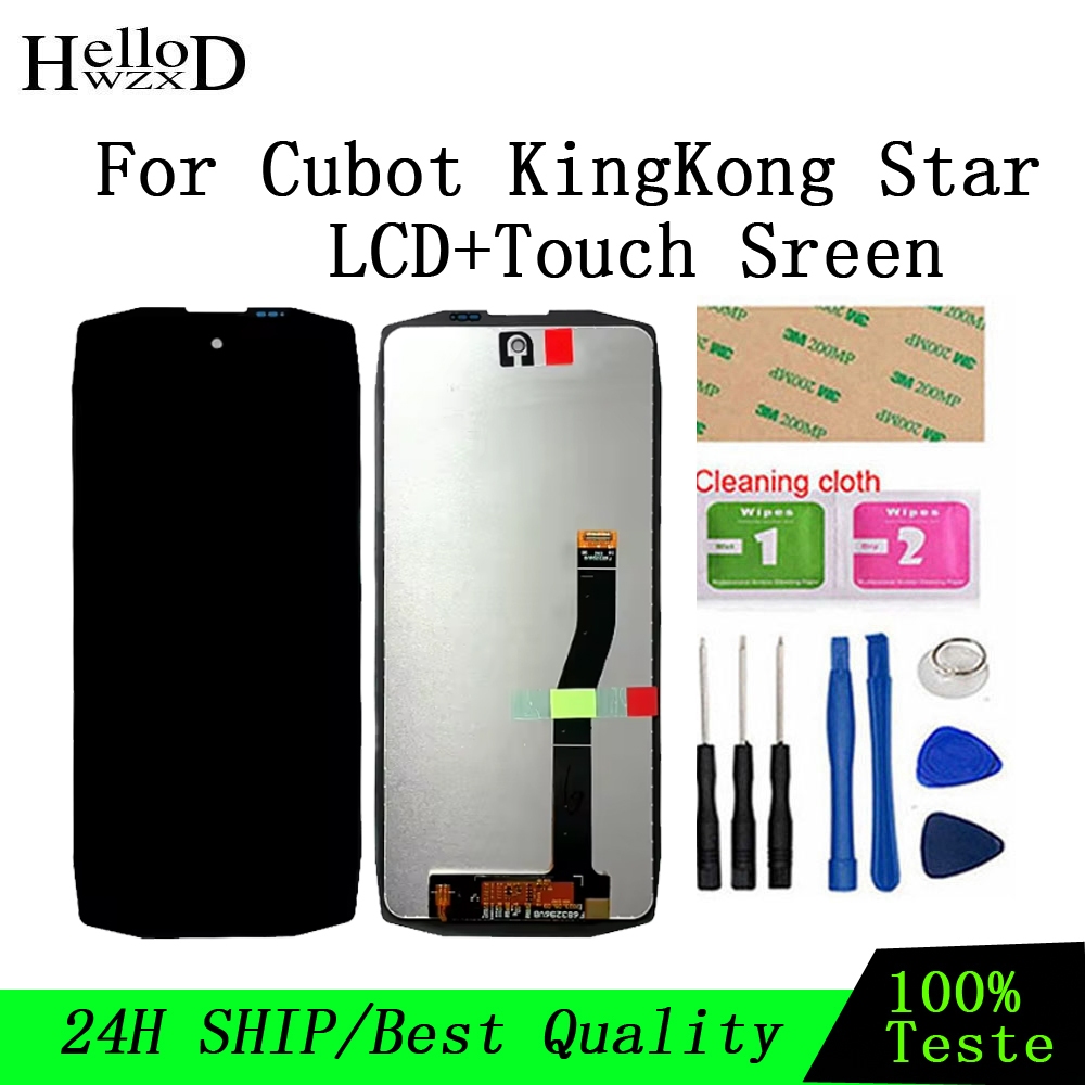 CUBOT KINGKONG STAR LCD พร้อมเซ็นเซอร์หน้าจอสัมผัส Digitizer Assembly สําหรับ Cubot Kingkong Star จอ