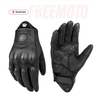 ถุงมือขี่มอเตอร์ไซค์ Motowolf MDL0302 ทำจากหนังแกะ กันน้ำได้ ใช้ได้ทุกฤดู