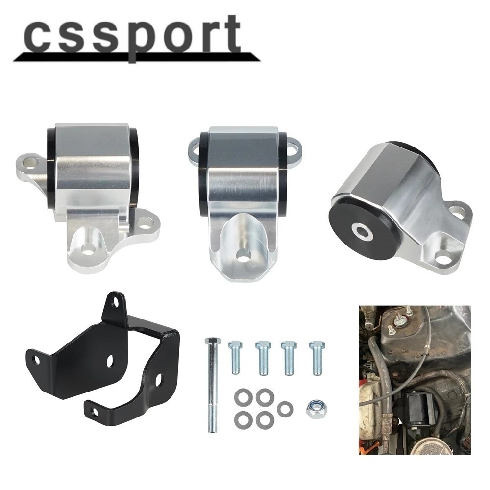 การปรับเปลี่ยนรถเครื่องยนต์ชุด 2-bolt/32-bolt สําหรับ HONDA CIVIC EKSTK 62A Street D16 B16 B18 EK HONDA CIVIC 96-00 เครื่องยนต์ Swap Mount