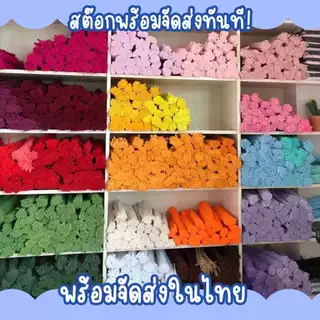 (20pcs) สินค้าพร้อมส่ง ลวดกำมะหยี่ DIY แยกสี สร้างสรรค์งานประดิษฐ์ต่างๆ สำหรับงานฝีมือ สีสันสดใส