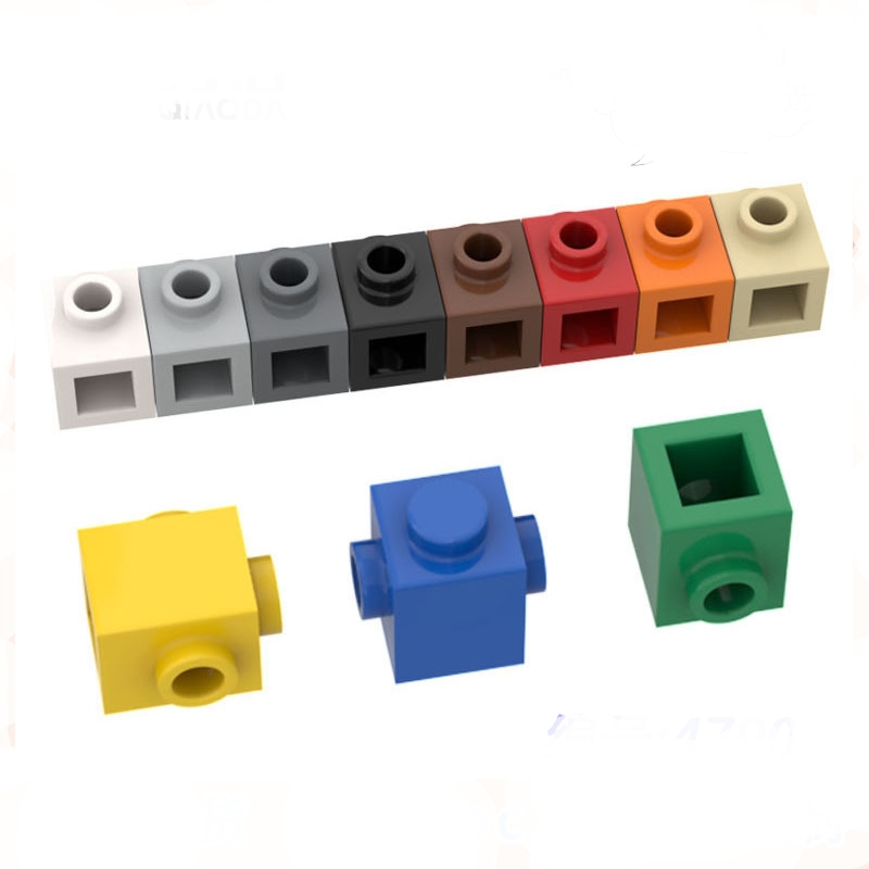 10pcs MOC อิฐอะไหล่ใช้งานร่วมกับ 47905 1x1 สําหรับ Building Blocks DIY การศึกษา High-Tech อะไหล่เด็กของขวัญของเล่น