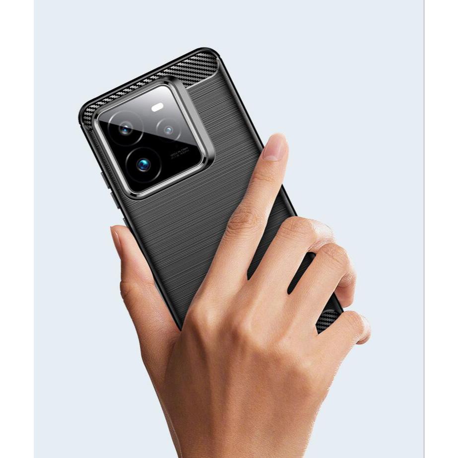 Realme GT 7 Pro RealmeGT7Pro GT7Pro 7 Pro Soft Carbon Fiber Casing Soft Carbon Fiber กันกระแทก Slim 