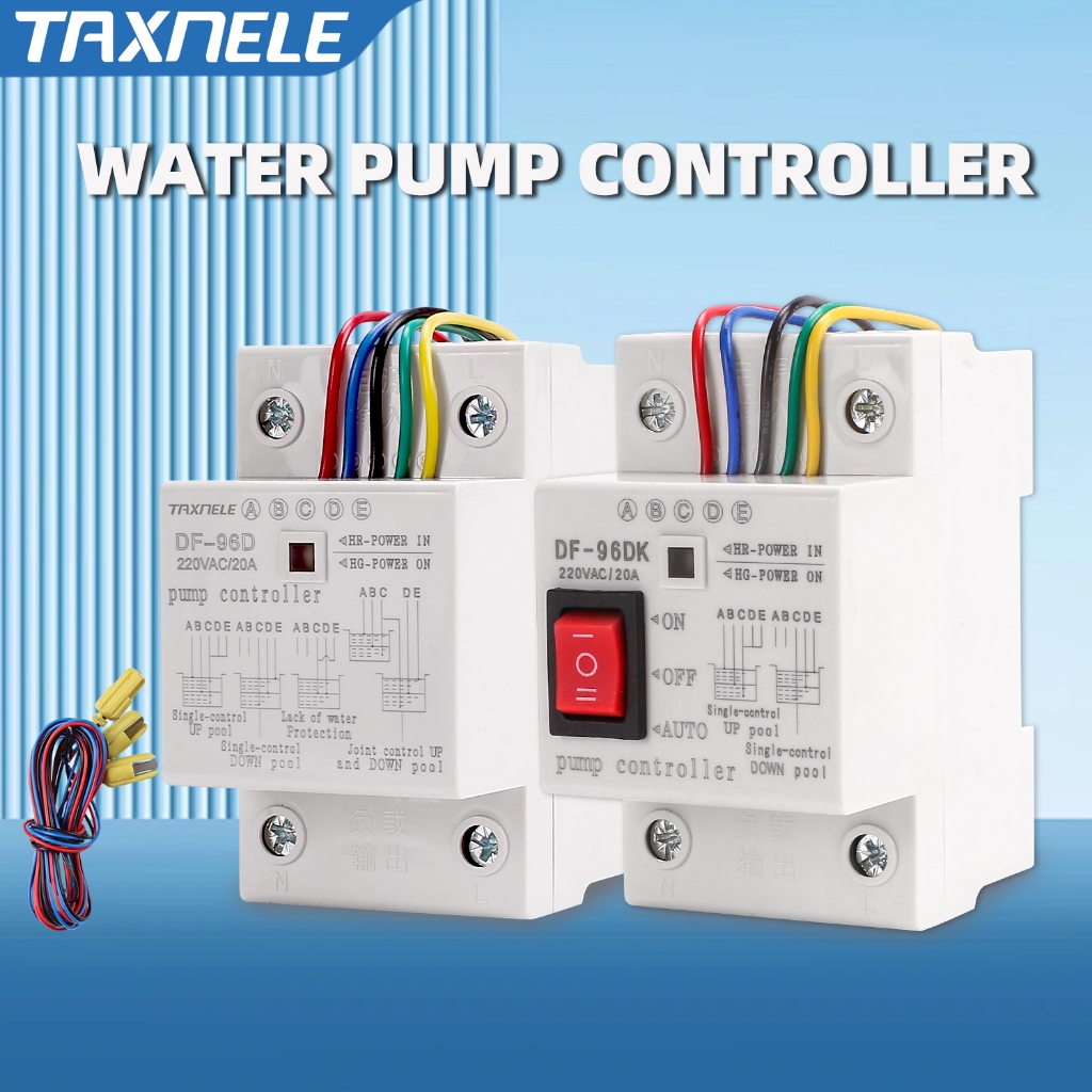 Taxnele DF-96DK สวิตช์ควบคุมระดับน้ําอัตโนมัติ 10A 220V ถังเซ็นเซอร์ของเหลวตัวควบคุมปั๊ม