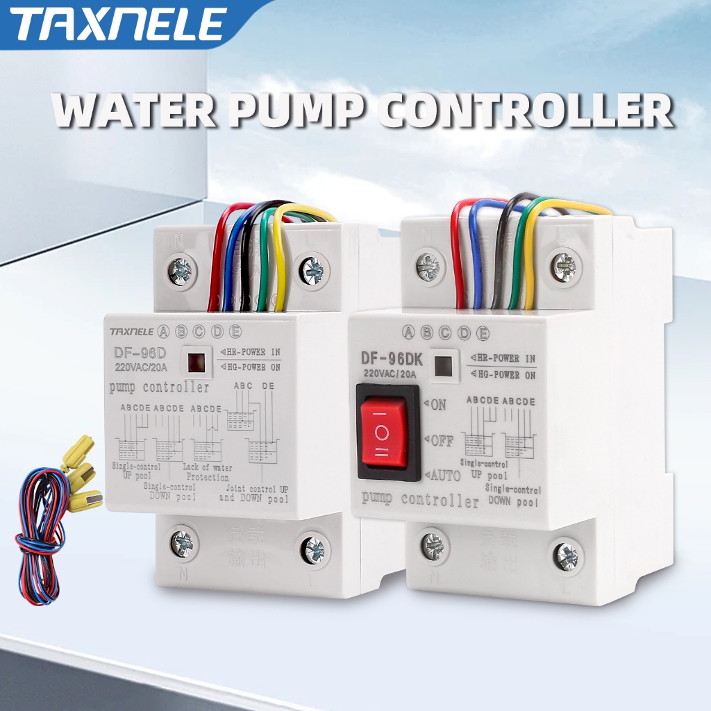 สวิตช์ควบคุมระดับน้ำอัตโนมัติ DF-96DK 20A 220V สำหรับถังน้ำ ปั๊มน้ำ เซ็นเซอร์ตรวจจับระดับน้ำ