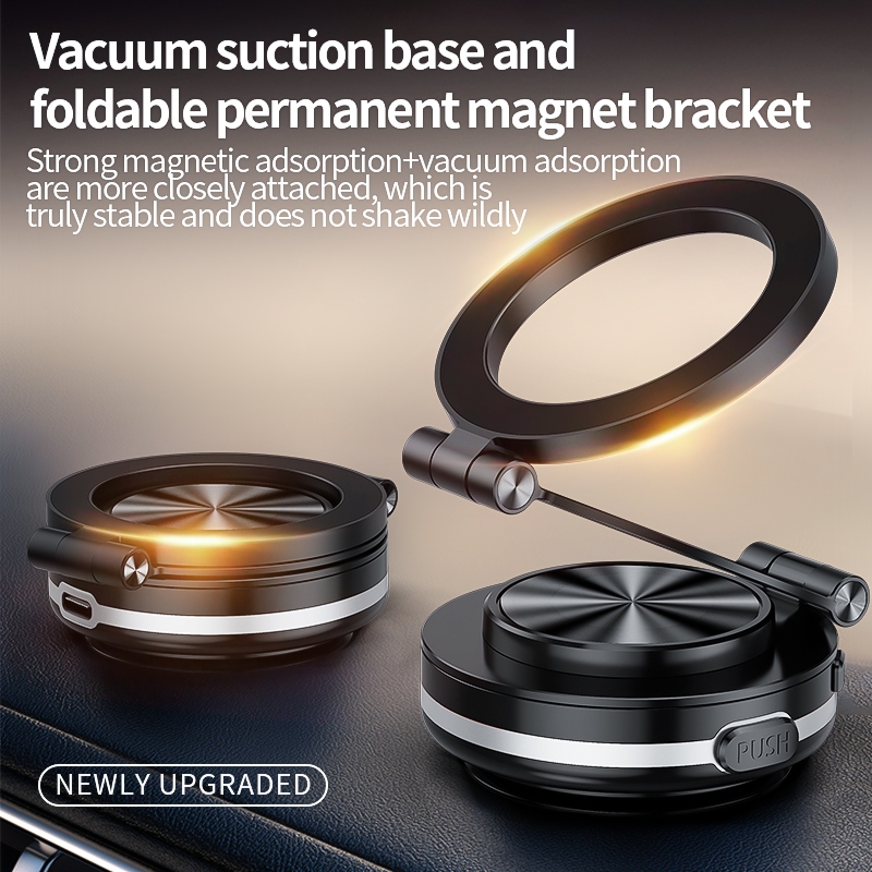 สูญญากาศไฟฟ้าแม่เหล็กรถที่วางโทรศัพท์360หมุนถ้วยดูดบ้านกระจกยิมอาบน้ําฝักบัว