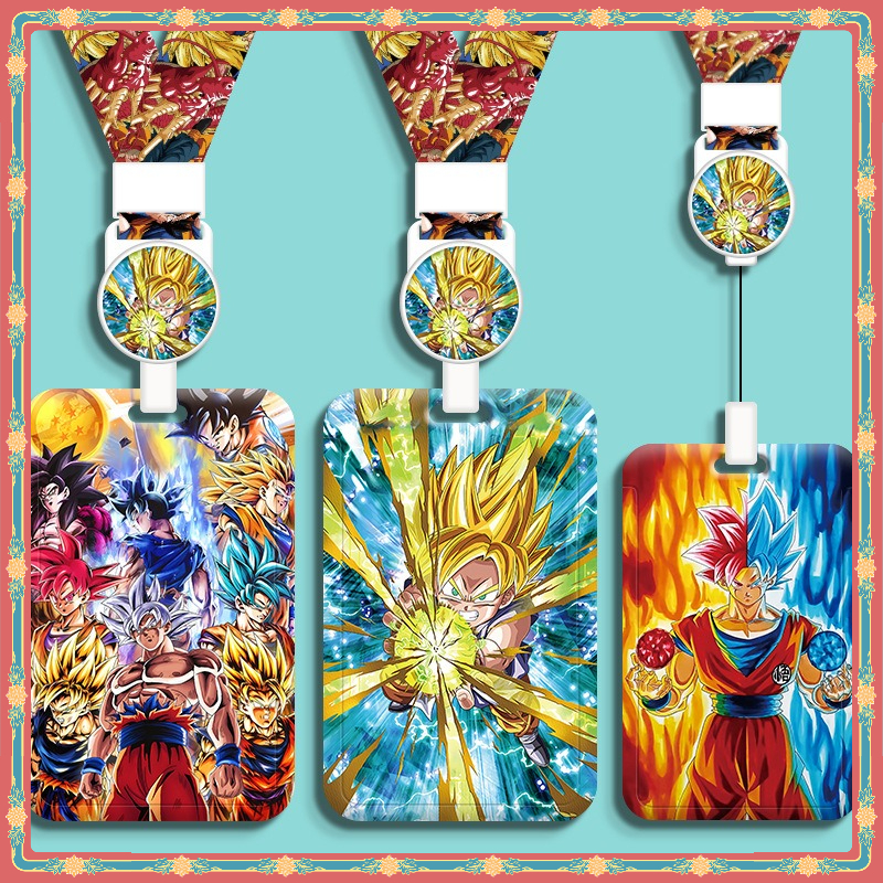 Dragonball พร้อมสต็อก ดราก้อนบอลฮาร์ดเชลล์หดยาวเชือกผู้ถือบัตรดราก้อนบอลเครื่องประดับหลายการ์ตูนผู้ถือบัตรบัตรง่ายผู้ถือป้องกันการสูญหายกระเป๋าเสน่ห์ควบคุมการเข้าถึง นาย
