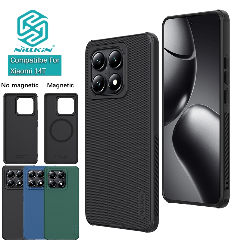 Nillkin สําหรับ Xiaomi 14T Pro/13T Pro/Redmi K60 Ultra/K70 Ultra Frosted Shield Pro Magnetic Matte พลาสติก Hard ฝาหลังเคสโทรศัพท์ปลอกเกราะป้องกัน