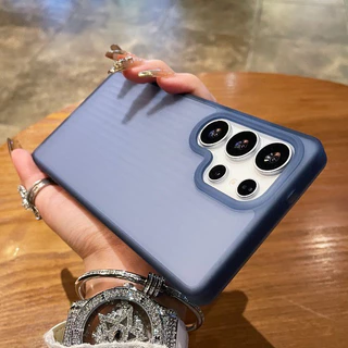 เหมาะสําหรับ Samsung Galaxy S21, S22, S23, S24, S25 Plus, Pro Ultra 4G/5G เคสโทรศัพท์หรูหรา, TPU + PC กระดาษลูกฟูกเคลือบ, กันลื่นและกันกระแทกฝาครอบป้องกัน