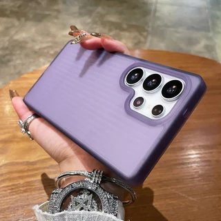 เหมาะสําหรับ Samsung Galaxy S21, S22, S23, S24, S25 Plus, Pro Ultra 4G/5G เคสโทรศัพท์หรูหรา, TPU + PC กระดาษลูกฟูกเคลือบ, กันลื่นและกันกระแทกฝาครอบป้องกัน