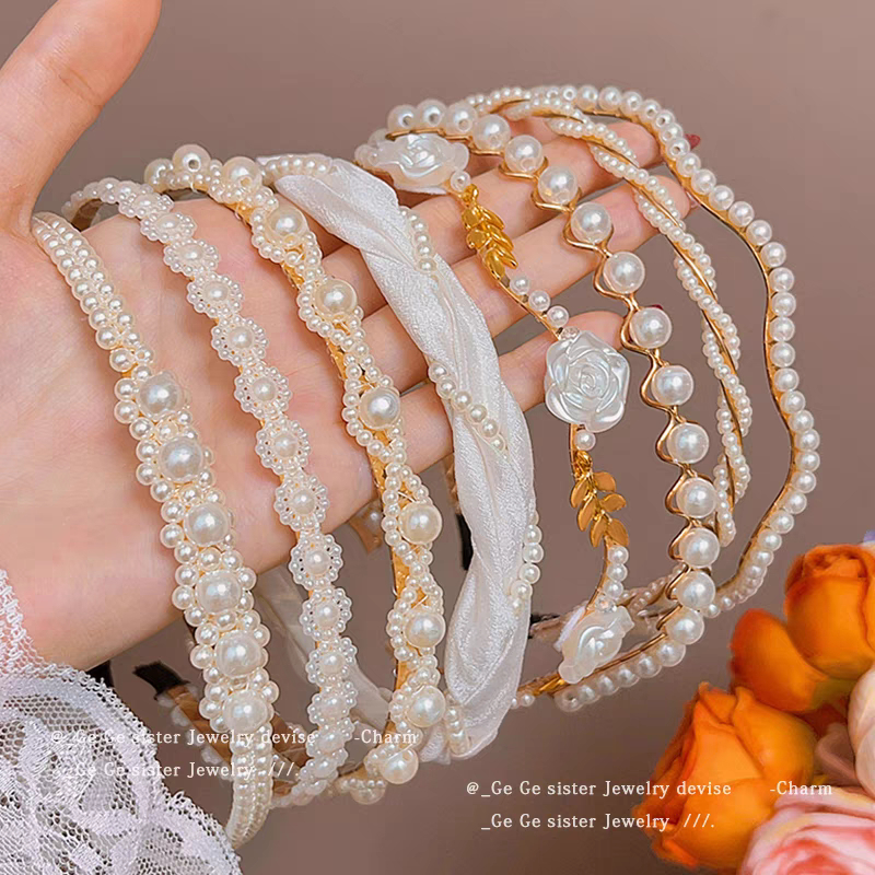 ที่คาดผมมุกฝรั่งเศส 2025 ที่คาดผมแบบกดผู้หญิงที่ดีงามแบบใหม่