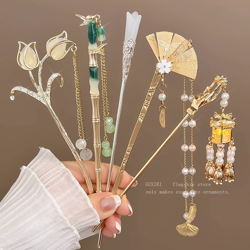 ใหม่สไตล์จีน 2026 แฟชั่นพู่ Hairpin High-End รู้สึก Classy สุภาพสตรี Hairpin