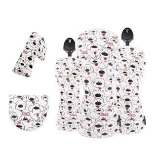 ผ้าคลุมหัวไม้กอล์ฟ หนัง PU กันน้ํา ยืดได้ Headcovers Golf fo…