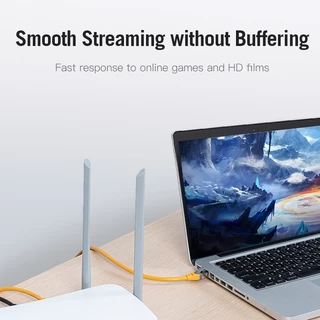 Vention สายอีเธอร์เน็ต CAT6A สายเคเบิลเครือข่าย SFTP Patch RJ45 Lan ความเร็วสูง 10Gbps 500Mhz สําหรับแล็ปท็อปพีซี