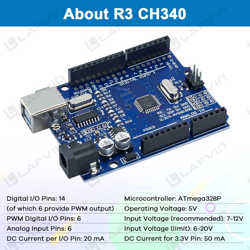 Lafvin ชุดโมดูลเซนเซอร์สตาร์ทเตอร์ สําหรับ Arduino Uno Set R3 0.96 นิ้ว OLED 1602 หน้าจอ LCD พร้อมสอน ราคา ถูกที่สุด ดีลบีเคเค แกลเลอรีภาพที่ 3