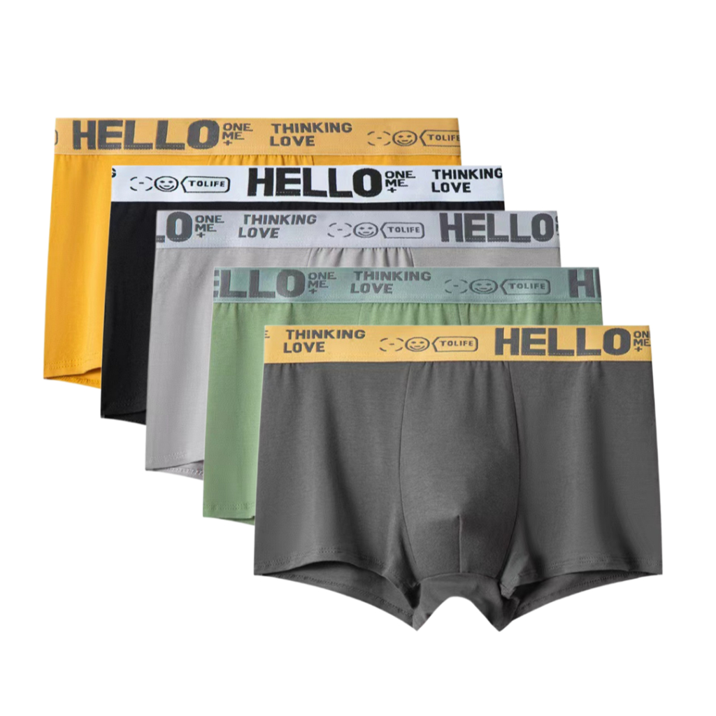 Classyamy กางเกงบ็อกเซอร์ผู้ชายs ผ้าแห้งเร็ว กระเป๋าคอนทัวร์ 3D ไม่มีชุดชั้นในแท็กกวนใจ