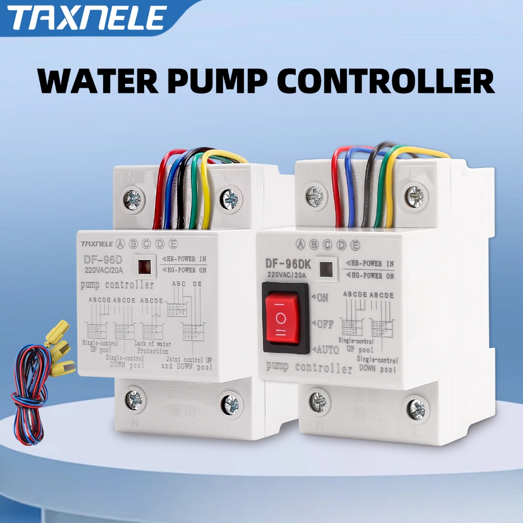 DF-96DK 20A 220V สวิตช์ควบคุมระดับน้ำอัตโนมัติ  สำหรับถังน้ำ ปั๊มน้ำ เซ็นเซอร์ตรวจจับระดับน้ำ