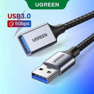 Ugreen สายเคเบิลต่อขยาย USB 3.0 ตัวผู้ เป็นตัวเมีย USB3.0 สํ…