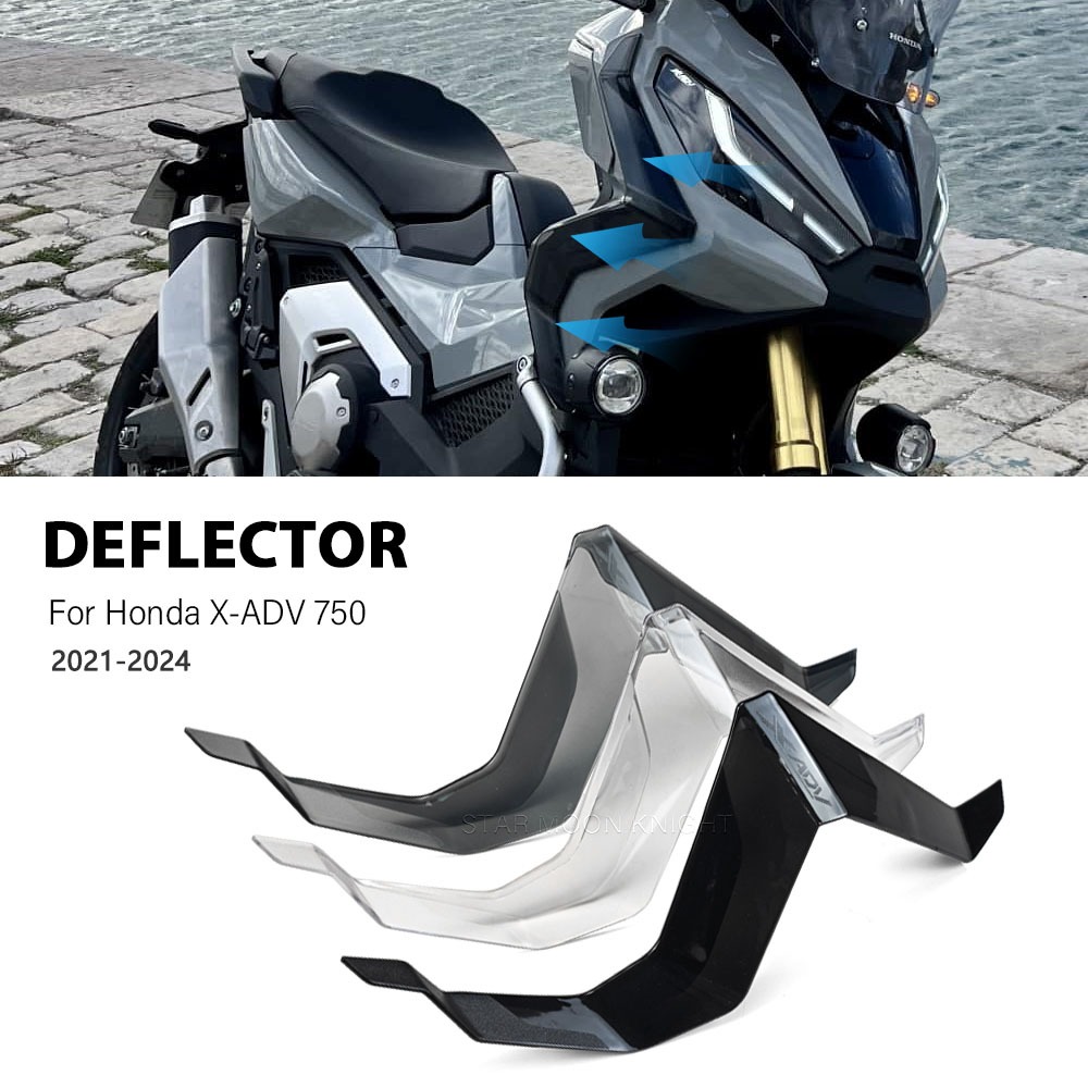 ด้านหน้า Wind DeflectorFor Honda X-ADV 750 X ADV750 XADV 750 2021- 2024 ขา Deflectors Fairing ด้านข้