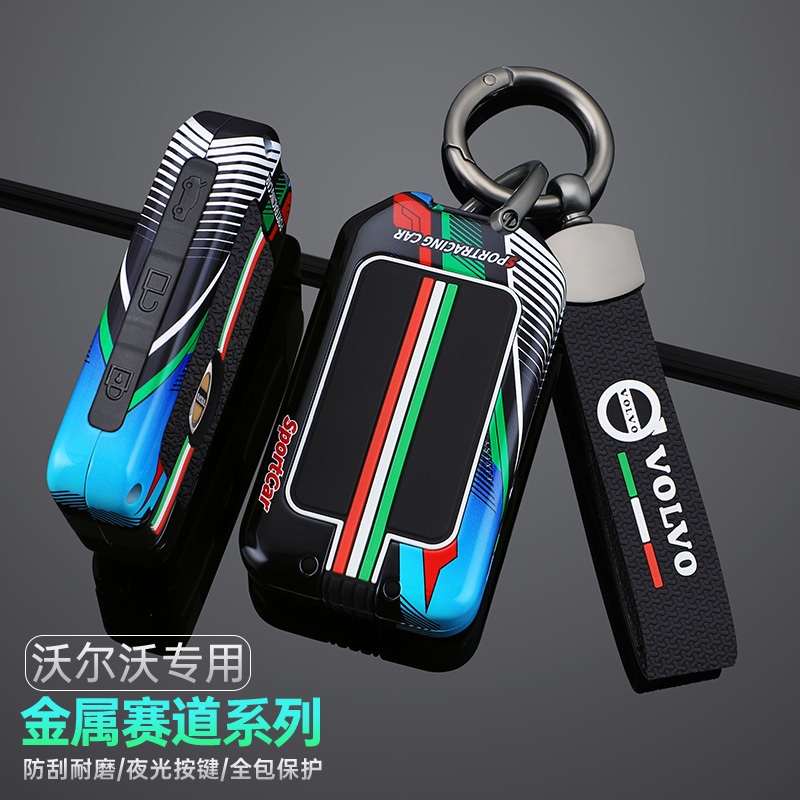 ใหม่โลหะผสมสังกะสีกุญแจรถสําหรับ Volvo S60 S90 XC40 XC60 XC90 V60 V90 T6 T8 Auto Accessaries