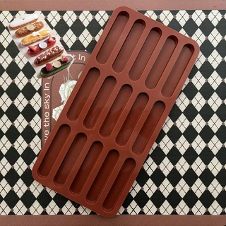 Myoloy Tiramisu Finger Commercial ซิลิโคน Non-Diy Baking เครื่องมือสําหรับครัวเรือนทนอุณหภูมิสูง 15 Die TH
