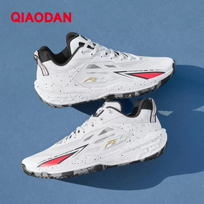 Qiaodan FETEAM รองเท้าบาสเก็ตบอลผู้ชาย Stable Rebound กันลื่นน้ําหนักเบาสบาย QXA013252106 — صورة 4