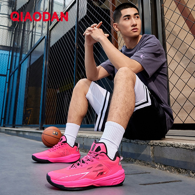 Qiaodan FETEAM รองเท้าบาสเก็ตบอลผู้ชาย Stable Rebound กันลื่นน้ําหนักเบาสบาย QXA013252106 — صورة 6