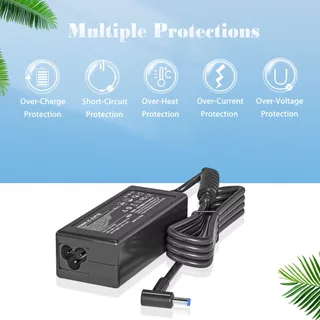 อะแดปเตอร์โน๊ตบุ๊ค HP 19.5V3.33A(65W)หัวขนาด4.5*3.0mm[พร้อมสายไฟAC Power]Pavilion x360 11 13 15Zbook