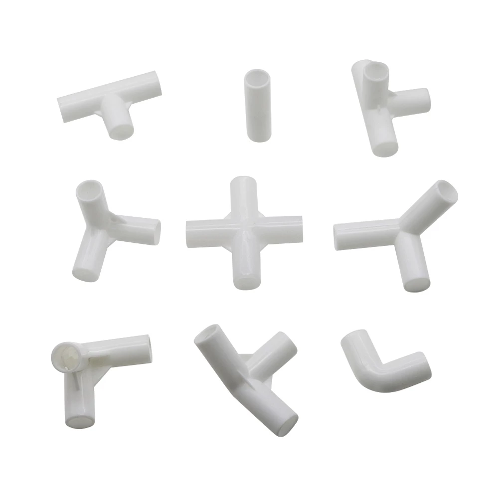 ข้อต่อ PVC 4 ทาง 8 มม./12 มม./16 มม. 60/90/120/135 องศา - รูปที่ 1