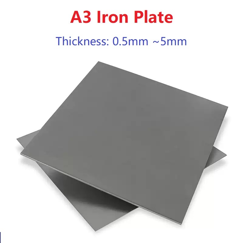 A3 Iron Plate Iron Sheet แผ่นเหล็กแผ่นเหล็ก Q235 เหล็กแผ่นรีดเย็นสังกะสีบอร์ดหนา 0.5 มม. ~ 5 มม.