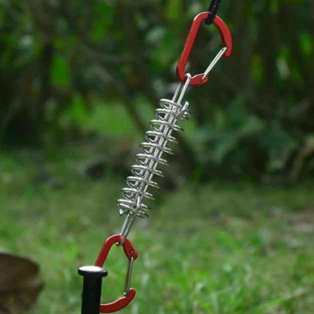 สปริงกันกระชาก กันลม ลดแรงกระแทก สําหรับฟลายชีท เต็นท์ หรือสมอบก thumbnail 6