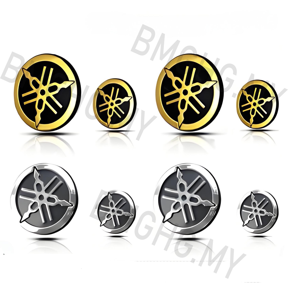 สติ๊กเกอร์ YAMAHA EMBLEM Y15 ZR Y15 LC135 135LC FZ150 SRL115 FI LAMBANG YAMAHA 4.5cm 2.5cm
