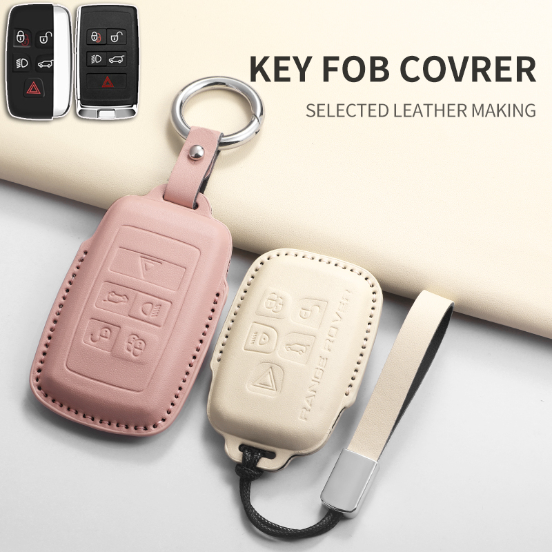 เคสรีโมตกุญแจรถยนต์ สําหรับ Jaguar XF XJ XJL XE C-X16 XKR XK Land Rover Range Rover Sport Evoque Freelander2 ของแต่งรถยนต์ พวงกุญแจ