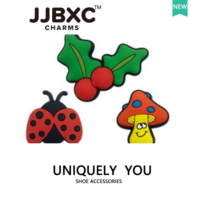 JJBXC ตัวติดรองเท้า charm เต่าทองการ์ตูน ยางนุ่ม น่ารัก สีสดใส แฟชั่นเด็กและผู้ใหญ่ อุปกรณ์ตกแต่งรองเท้า