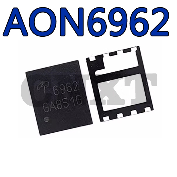 1 ~ 5 ชิ้น AON6962 AO6962 6962 QFN5 * 6 N ช่องใหม่เอี่ยม