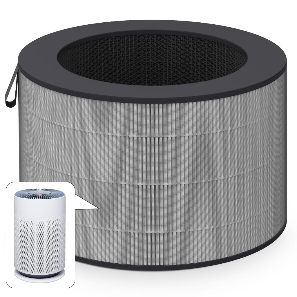 Puricare 360 Filter เข้ากันได้กับเครื่องฟอกอากาศ LG PuriCare 360 รุ่น AS601HBB0, H13 HEPA & ไส้กรองถ